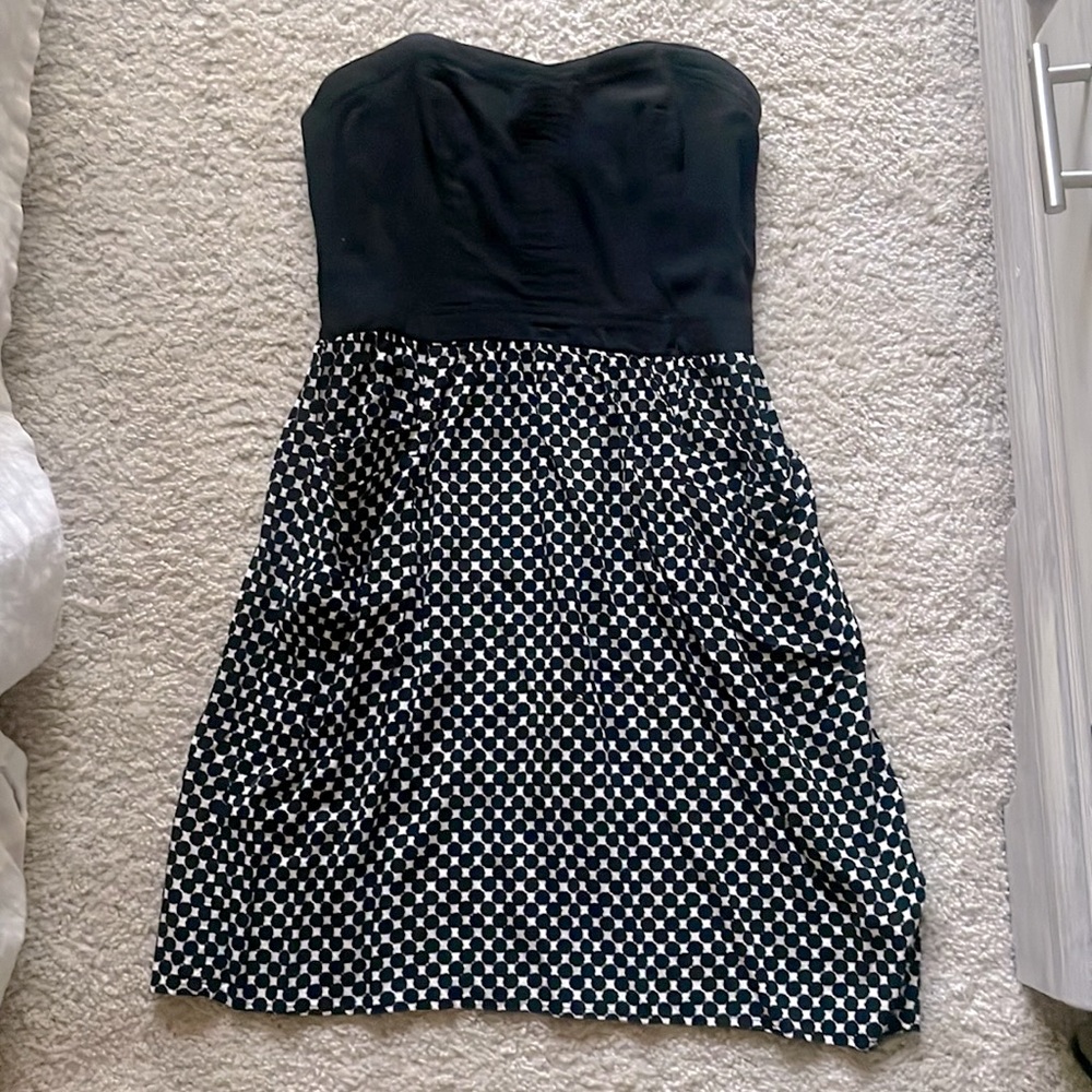 Retro Strapless Dress